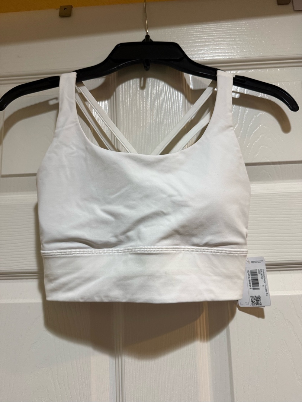 Lululemon Energy Longline Sports Bra White NWT